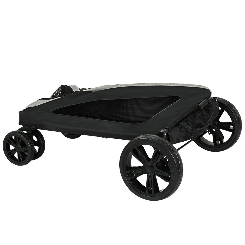 i.Pet Pet Dog Stroller Pram Large Carrier Cat Travel Foldable Strollers 4 Wheels i.Pet