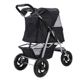 i.Pet Pet Stroller Dog Carrier Foldable Pram Large Black i.Pet