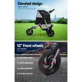 i.Pet Pet Stroller Dog Carrier Foldable Pram Large Black i.Pet