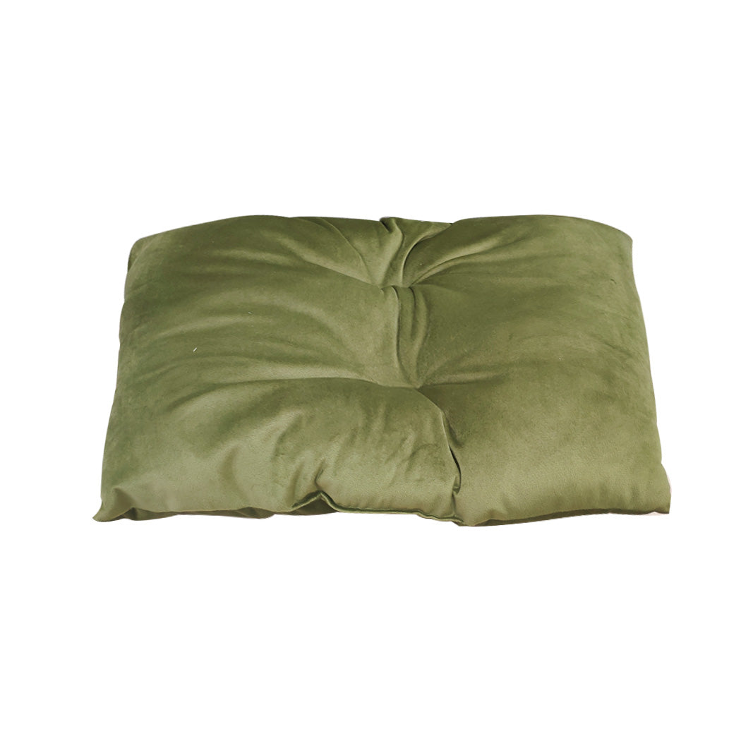 Pet Bed Comfy Kennel Cave Cat Beds Bedding Castle Igloo Round Nest Green M PaWz