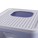 PaWz Cat Litter Box Fully Enclosed Toilet Trapping Odor Control Basin Purple PaWz