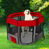 8 Panel Pet Playpen Dog Puppy Play Exercise Enclosure Fence Grey XL PaWz