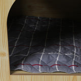 Wooden Dog House Pet Kennel Timber Indoor Cabin Large Oak L PaWz