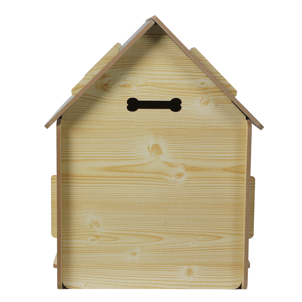 Wooden Dog House Pet Kennel Timber Indoor Cabin Extra Large Oak XL PaWz