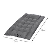 PaWz Pet Bed 2 Way Use Dog Cat Soft Warm Calming Mat Sleeping Kennel Sofa Grey L PaWz