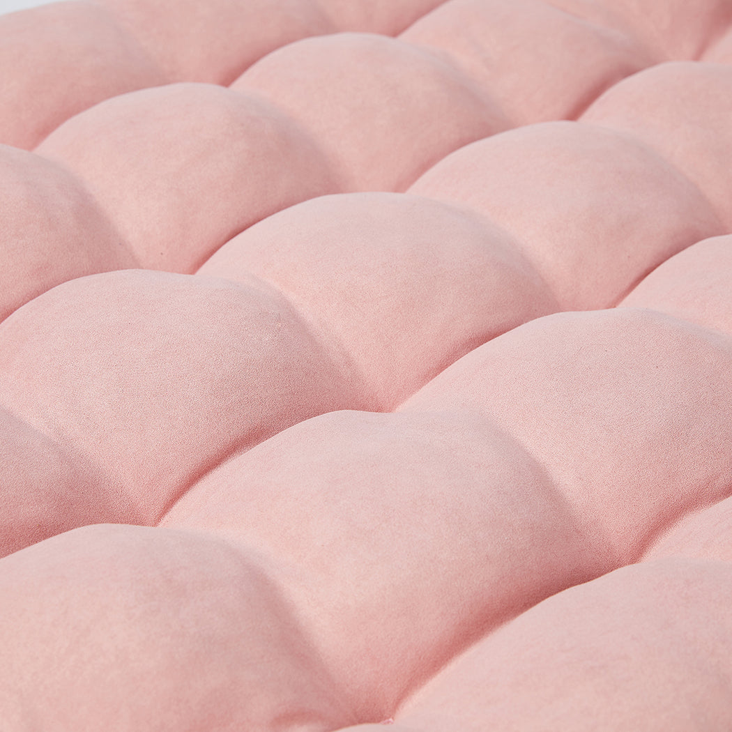 PaWz Pet Bed 2 Way Use Dog Cat Soft Warm Calming Mat Sleeping Kennel Sofa Pink M PaWz