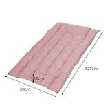 PaWz Pet Bed 2 Way Use Dog Cat Soft Warm Calming Mat Sleeping Kennel Sofa Pink XL PaWz