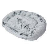 Dog Calming Bed Warm Soft Plush Comfy Sleeping Kennel Cave Memory Foam Charcoal M PaWz