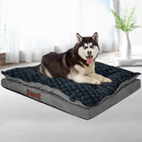 Dog Calming Bed Warm Soft Plush Comfy Sleeping Memory Foam Mattress Dark Grey M PaWz