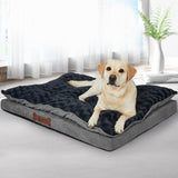 Dog Calming Bed Warm Soft Plush Comfy Sleeping Memory Foam Mattress Dark Grey XL PaWz
