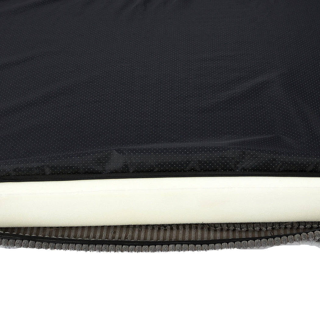 Dog Calming Bed Warm Soft Plush Comfy Sleeping Kennel Cave Memory Foam Mattress S PaWz