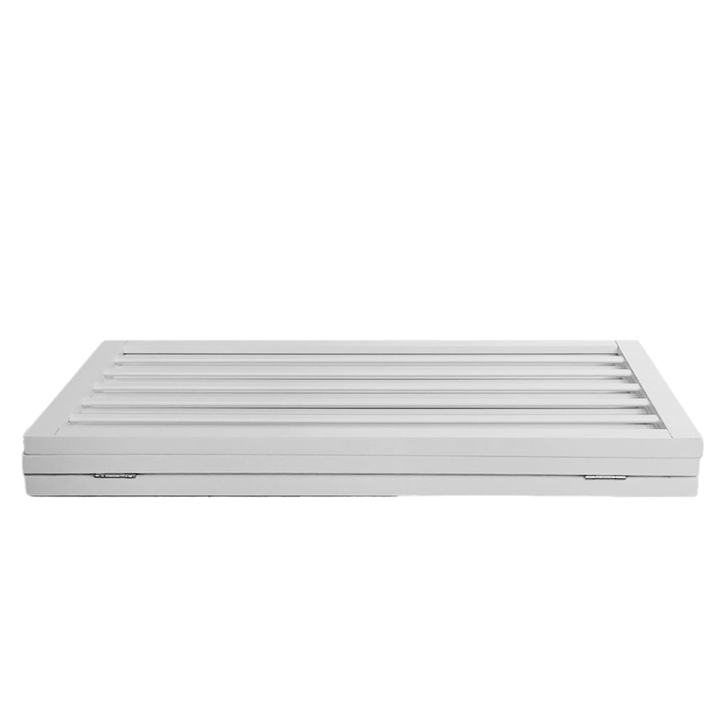 Wooden Pet Gate Dog Fence Retractable Barrier Portable Door 3 Panel White PaWz