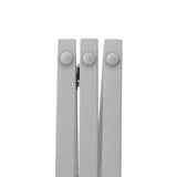 Wooden Pet Gate Dog Fence Retractable Barrier Portable Door 3 Panel White PaWz