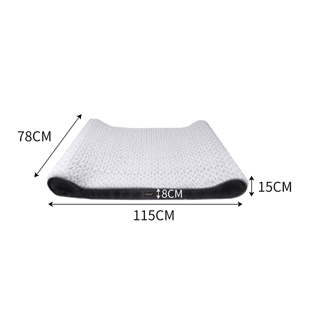 PaWz Orthopaedic Dog Bed With Memory Foam Warm Mattress Plush Large PaWz