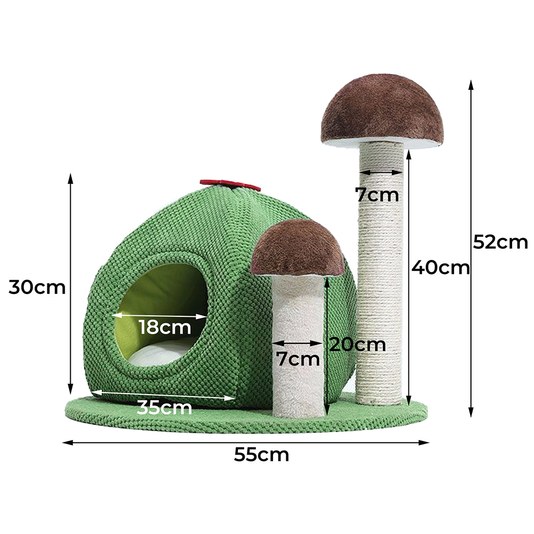 Cat Tree Tower Condo House Post Scratching Furniture Play Pet Activity Kitty Bed PaWz