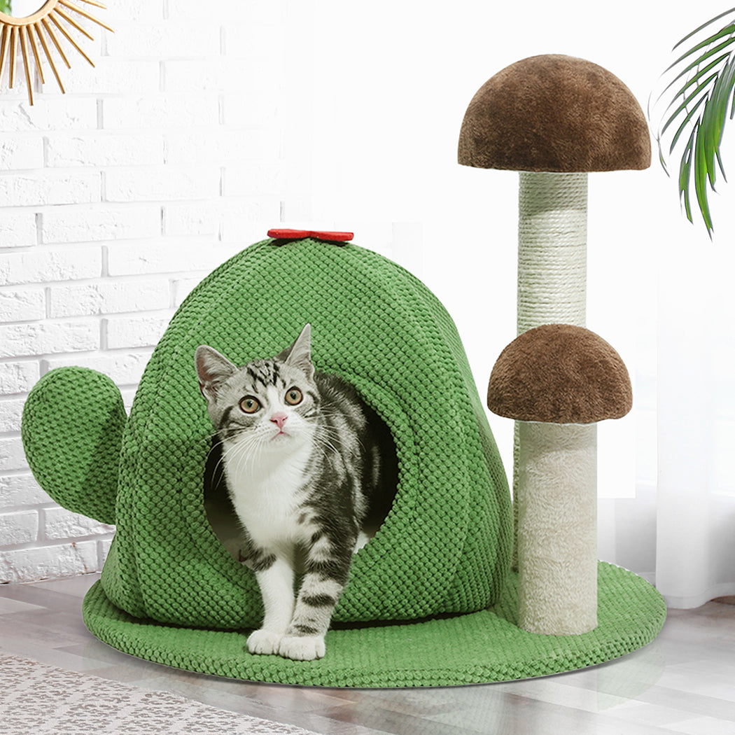 Cat Tree Tower Condo House Post Scratching Furniture Play Pet Activity Kitty Bed PaWz