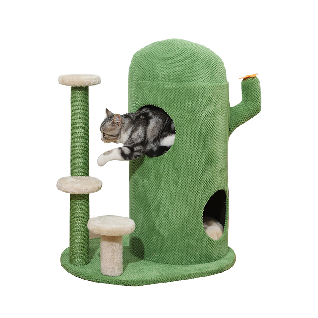 Cat Tree Tower Condo House Post Scratching Furniture Play Pet Activity Kitty Bed PaWz