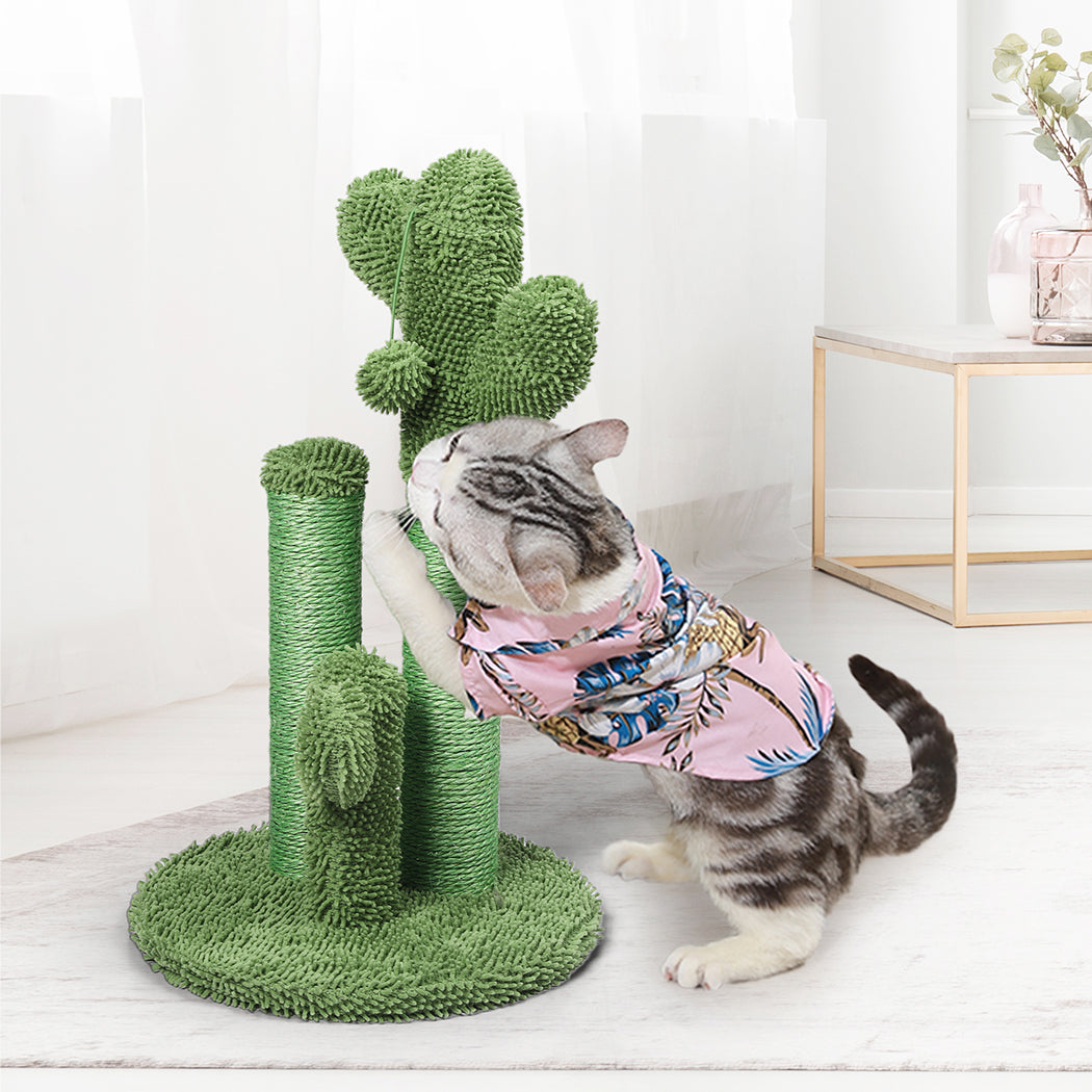 Cactus Cat Scratching Posts Pole Tree Kitten Climbing Scratcher Furniture Toys PaWz