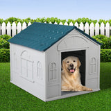 PaWz Dog Kennel Outdoor Indoor Pet Plastic Garden Large House Weatherproof Outside PaWz