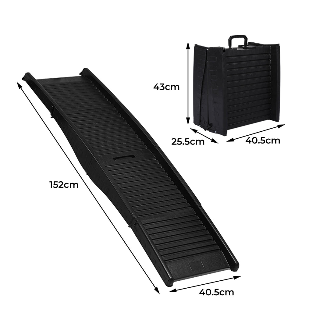 PaWz Dog Ramp Pet Car Suv Travel Stair Step Foldable Portable Lightweight Ladder PaWz