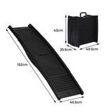 PaWz Dog Ramp Pet Car Suv Travel Stair Step Foldable Portable Lightweight Ladder PaWz