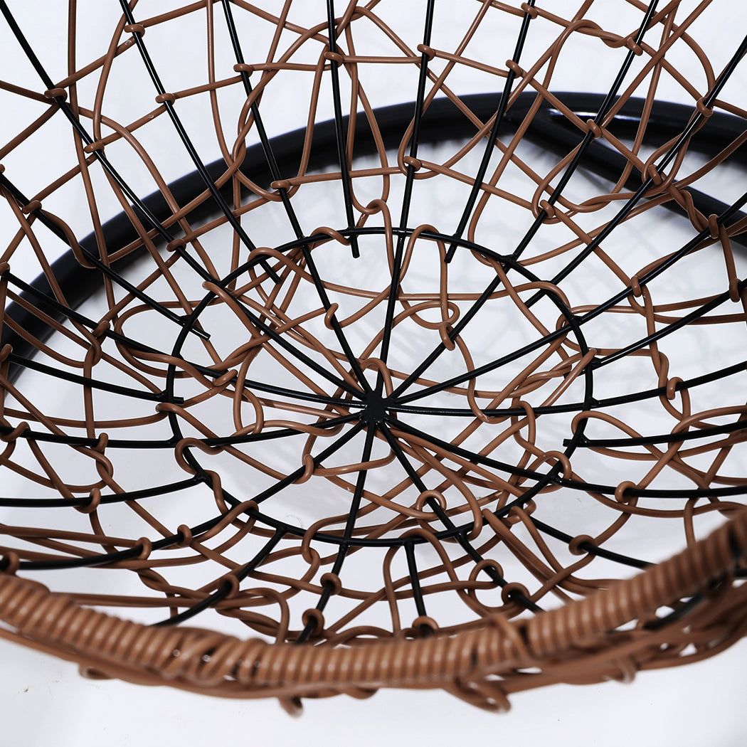 PaWz Rattan Cat Beds Elevated Puppy Wicker Hanging Basket Swinging Egg Chair PaWz