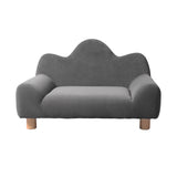 PaWz Luxury Pet Sofa Chaise Lounge Sofa Bed Cat Dog Beds Couch Sleeper Soft Grey PaWz