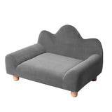 PaWz Luxury Pet Sofa Chaise Lounge Sofa Bed Cat Dog Beds Couch Sleeper Soft Grey