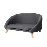 PaWz Luxury Pet Sofa Chaise Lounge Sofa Bed Cat Dog Beds Couch Sleeper Soft Grey PaWz