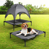 PaWz Pet Trampoline Bed Dog Cat Elevated Hammock With Canopy Raised Heavy Duty L PaWz