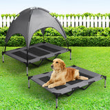 PaWz Pet Trampoline Bed Dog Cat Elevated Hammock With Canopy Raised Heavy XL PaWz