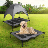 PaWz Pet Trampoline Bed Dog Cat Elevated Hammock With Canopy Raised Heavy XL PaWz