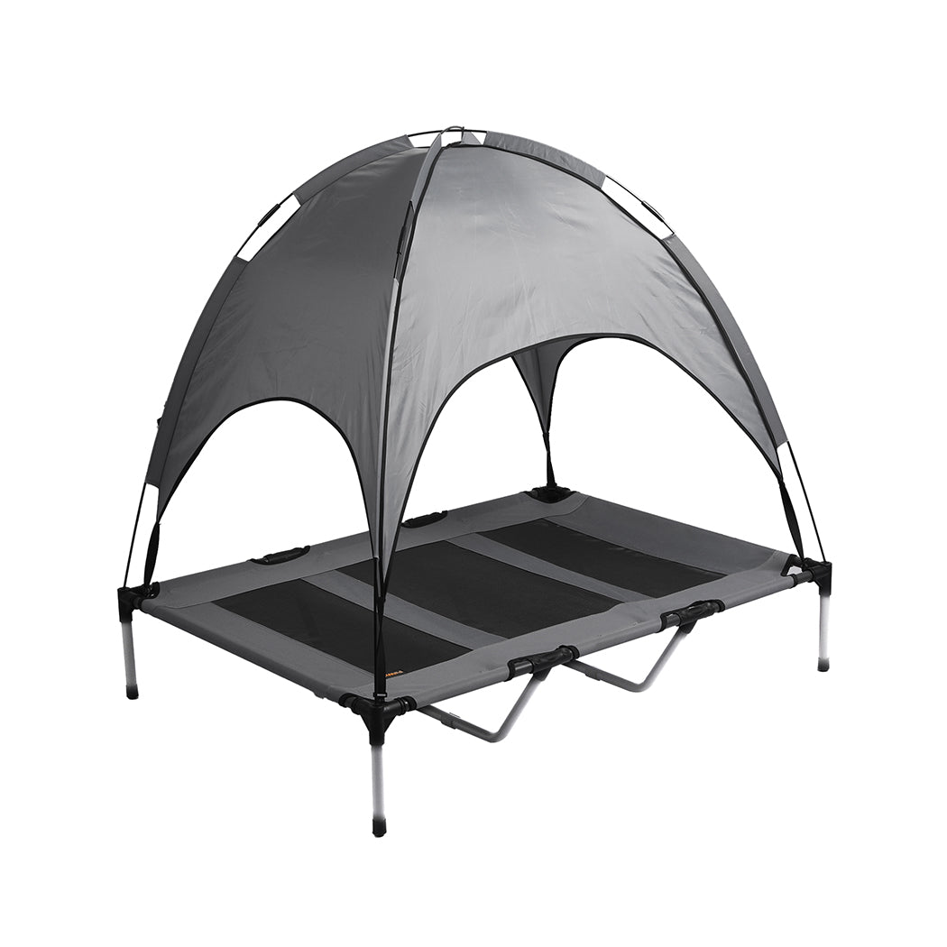 PaWz Pet Trampoline Bed Dog Cat Elevated Hammock With Canopy Raised Heavy XL PaWz