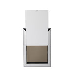 PaWz Aluminium Pet Access Door Dog Cat Dual Flexi Flap For Wooden Wall M PaWz