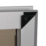 PaWz Aluminium Pet Access Door Dog Cat Dual Flexi Flap For Wooden Wall S PaWz