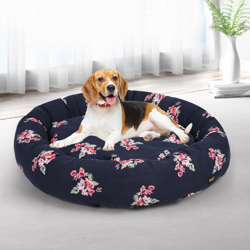 PaWz Dog Calming Bed Pet Cat Washable Portable Round Kennel Summer Outdoor XL PaWz