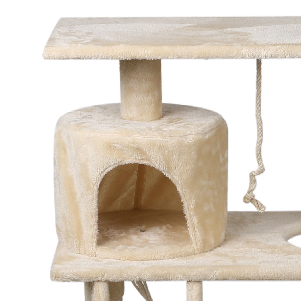 PaWz Cat Tree Scratching Post 160cm (Cream) PaWz