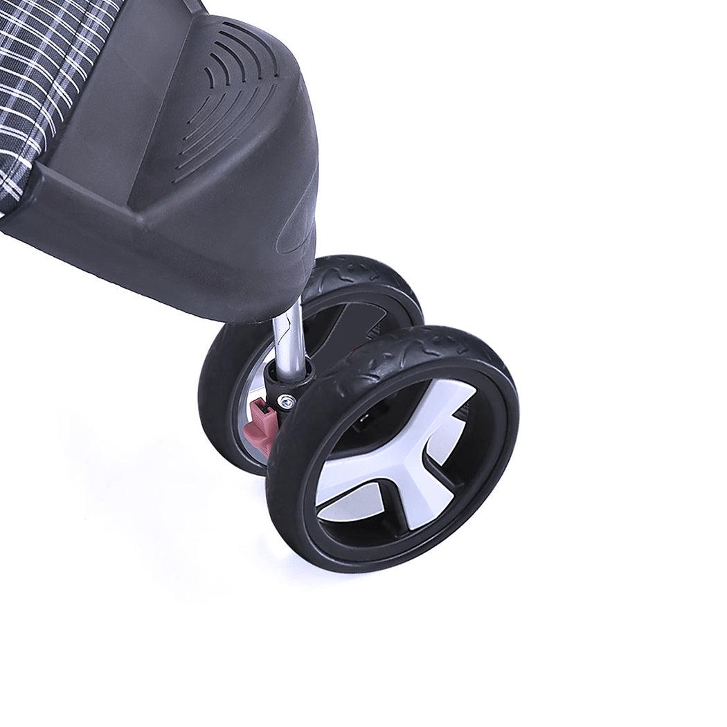 PaWz Pet Stroller 3 Wheels Dog Cat Cage Puppy Pushchair Travel Walk Carrier Pram PaWz