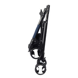 Pet Stroller Dog Cat Pram Foldable Carrier 4 Wheels Large Travel Pushchair Blue Unbranded