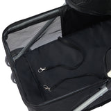 Pet Stroller Dog Cat Pram Foldable Carrier Large Travel 4 Wheels Pushchair Black Unbranded