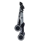 Pet Stroller Dog Cat Pram Foldable Carrier Large Travel 4 Wheels Pushchair Black Unbranded