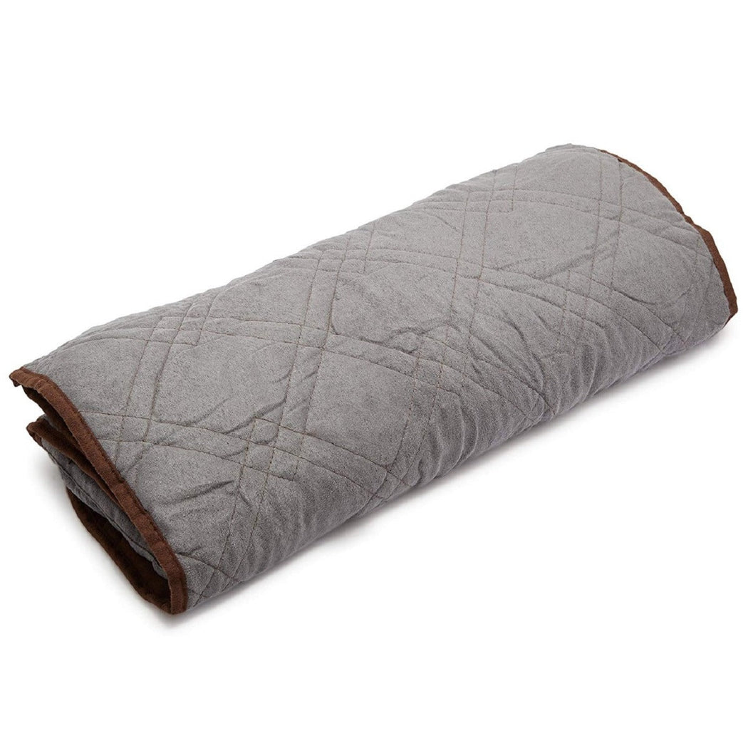 Reversible Slipover Pet Couch Sofa Cover Protector Armchair - Love Seat - Chocolate  Charcoal Sprint Industries