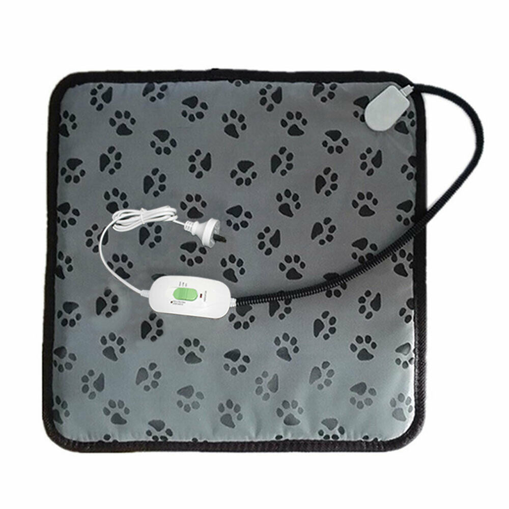 Electric Pet Heat Mat Pad Dog Cat Heating Blanket Bed Waterproof Footprint Decoration Unbranded