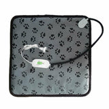 Electric Pet Heat Mat Pad Dog Cat Heating Blanket Bed Waterproof Footprint Decoration Unbranded