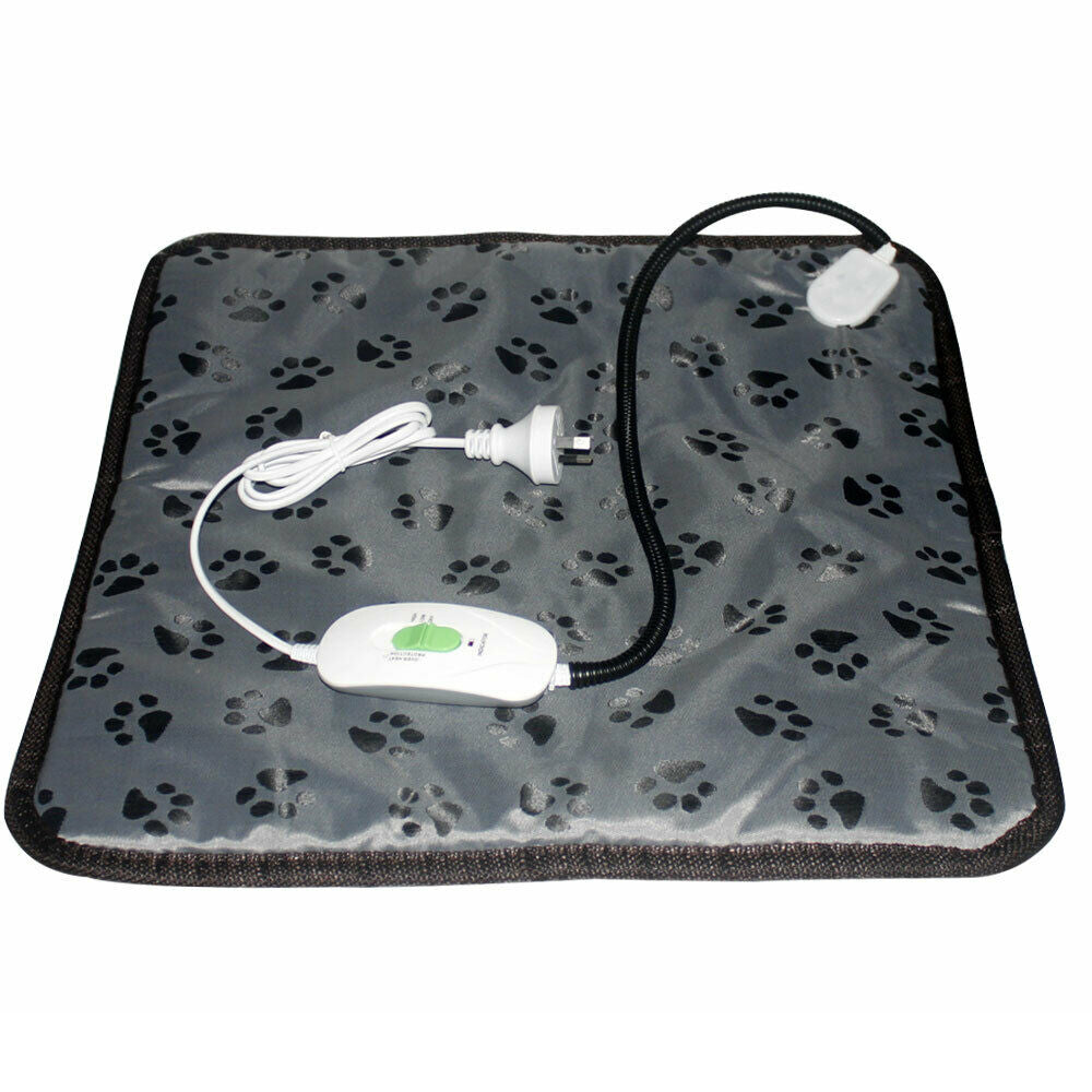 Electric Pet Heat Mat Pad Dog Cat Heating Blanket Bed Waterproof Footprint Decoration Unbranded