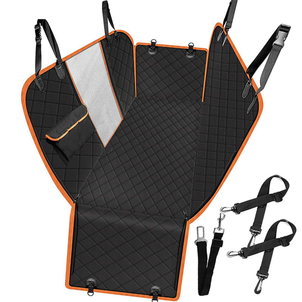 Premium Pet Back Car Seat Cover Hammock NonSlip Protector Zipper Mat Cat Dog Pet Unbranded