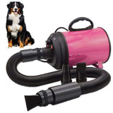 2800W Dog Dryer High Velocity Pet Dog Pet Blow Dryer Adjustable Speed 4 Nozzles Petsleisure
