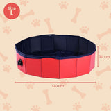 Floofi Pet Pool 120cm*30cm XL Blue Floofi
