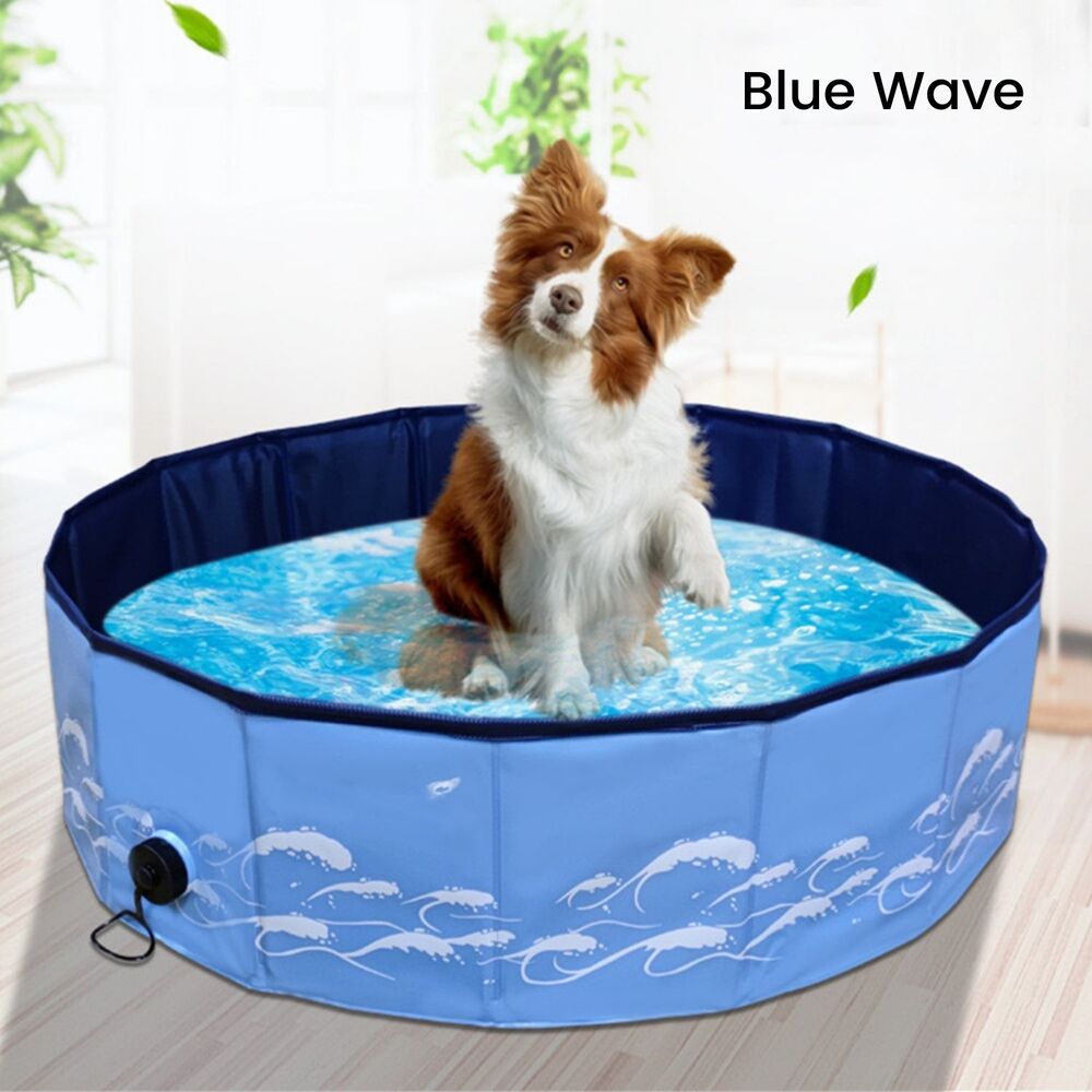 Floofi Pet Pool 120cm*30cm XL Blue Wave Floofi