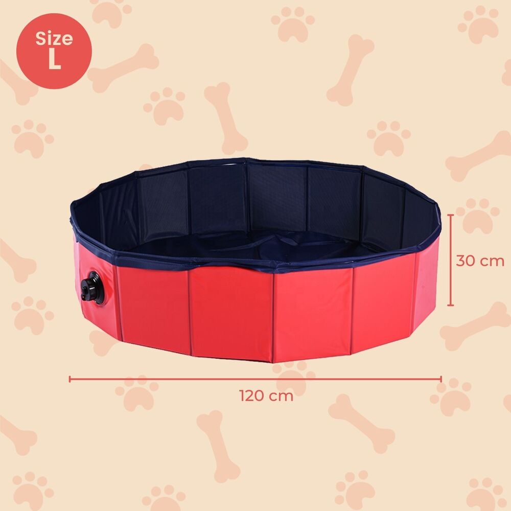 Floofi Pet Pool 120cm*30cm XL Blue Wave Floofi